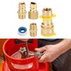 1/2-дюймовые быстроразъемные фитинги для природного газа, комплект для отсоединения шланга пропана, соединители, адаптеры