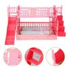 Кукольная кровать для ролевых игр Принцесса Маленькая мебель Мебель для кукольного домика Двухъярусная кровать для кукольного домика Детская игрушка