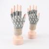 REACH STAR Women's Warm Knitted Half-Finger Gloves