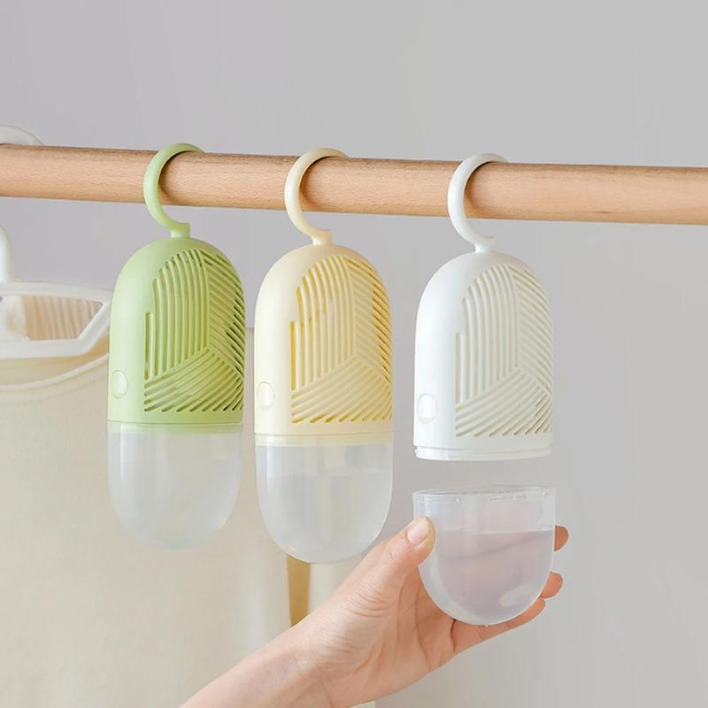 Коробка для осушения одежды, многоразовые подвесные осушители, пакеты с защитой от плесени, с водосборником и крючком для гардероба, шкафа