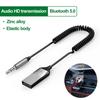 Bluetooth 5.0 приемник 2 в 1 беспроводной передатчик USB на 3,5 мм разъем автомобильная музыка аудио AUX автомобильный Bluetooth адаптер комплект громкой связи