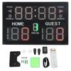 11 Position Basketball Scoreboard Battery Powered LED Digital Scoreboard for Multisports   Black