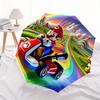 1pc Mario Kart Rainbow Road Automatic Open/close Umbrella, Heavy-Duty Iron Frame, Folding Portable Design, Travel, Everyday Use173