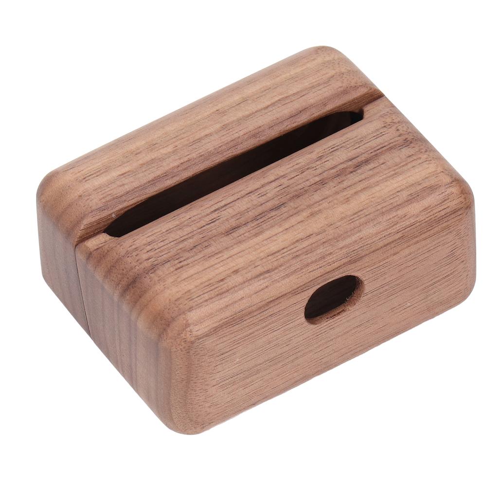 Деревянный чехол для наушников Bluetooth, элегантный вид, отполированный вручную, защитный чехол для наушников Bluetooth