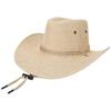 Wide Brim Western Cowboy Hat Linen Beach Sunscreen Cap Vintage Summer Sun Hat  Beach