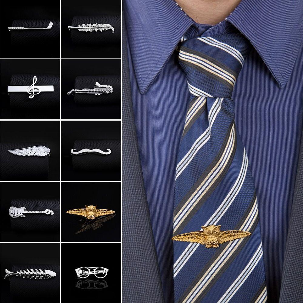 Women Creative Shape High Quality Tie Clip Tie Pin Business Suit Casual Accessories Clothes Pegs