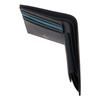 On Bifold Wallet Coin Purse Partial 555613 Black [Lanvin Blue] Men's [01]