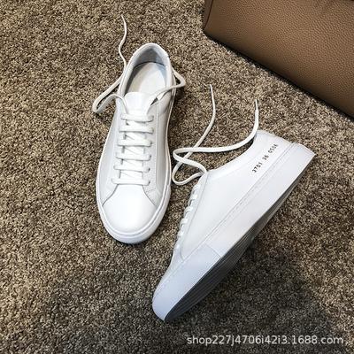 Настоящая мягкая кожа маленькие белые туфли детские весенние новые универсальные на плоской подошве ленивые на одном педале мягкая подошва одинарные туфли женские