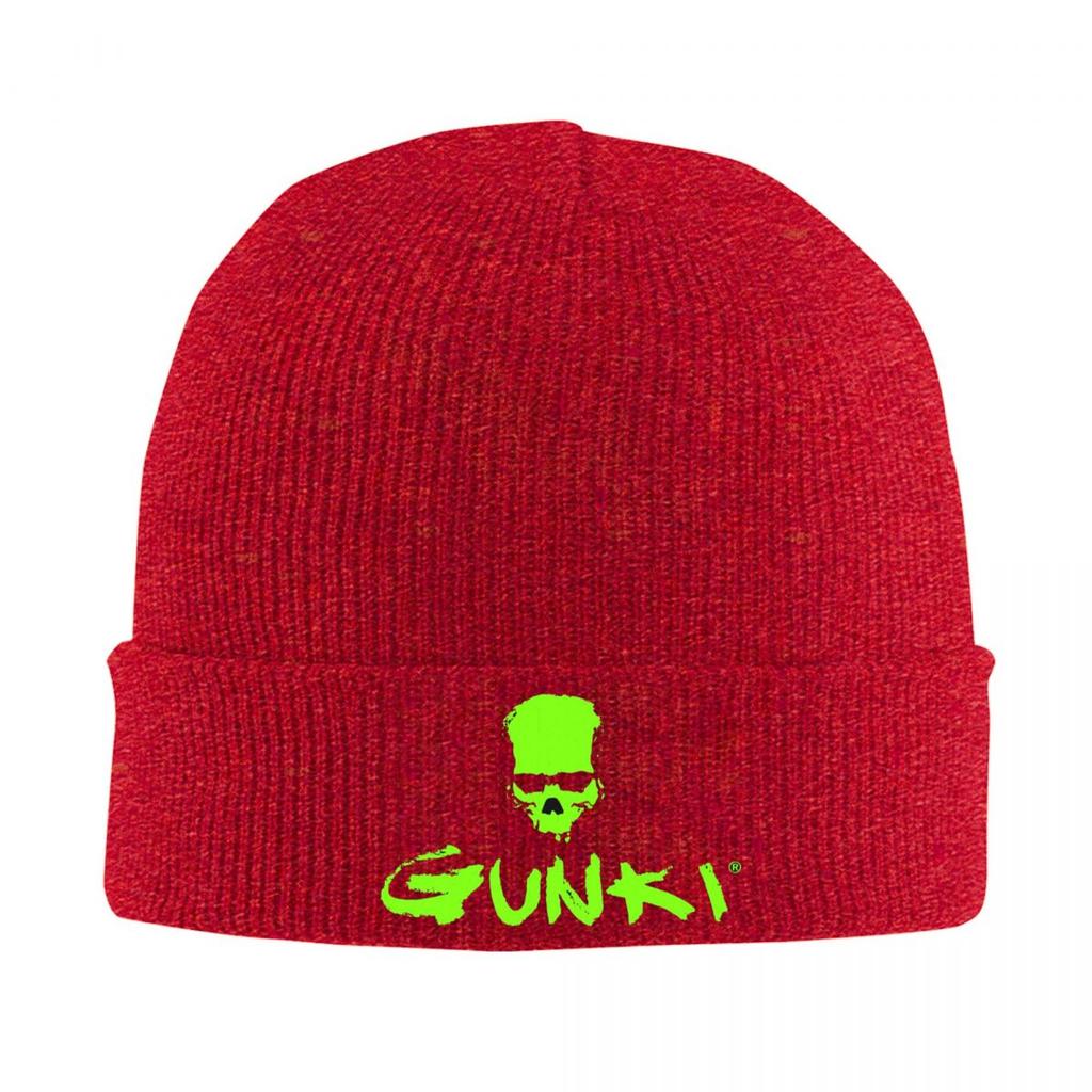 Кепка Gunki с логотипом, шапка-бини Gunki, теплая вязаная шапка, шапка в стиле хип-хоп, осенне-зимняя, для рыбалки, для мужчин и женщин, унисекс, для взрослых