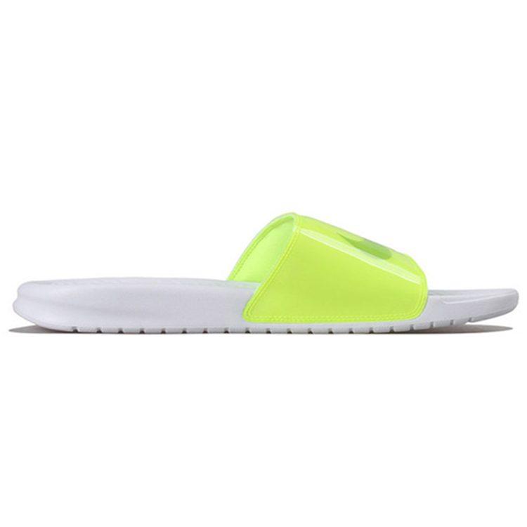 Nike Шлепанцы Benassi Jdi Print Флуоресцентный желтый Volt white CI5927-771