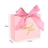 24Pcs Pink Thank You Candy Bags Wedding Favors Chocolates Gift Packaging Paper Box Birthday Party Baby Shower Decor Supplies