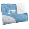 Star Trek Enterprise Silky Blueprint Supersoft Blanket