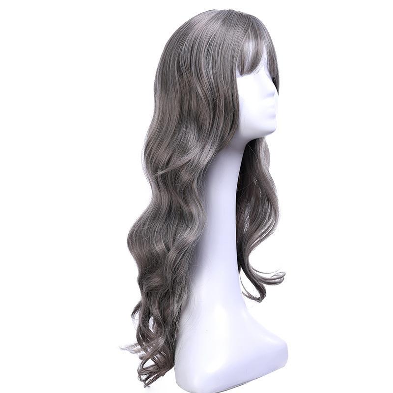 Cos wig cosplay anime wig air bangs big waves long curly hair, spot