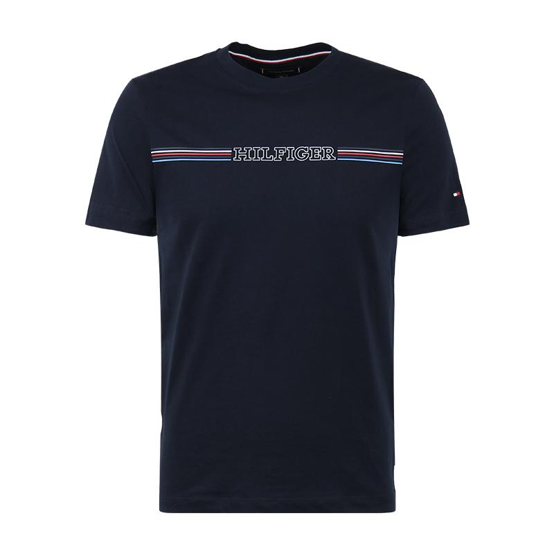 Tommy Hilfiger T-Shirts Men's Crew Neck Moderate MW34428-100/401