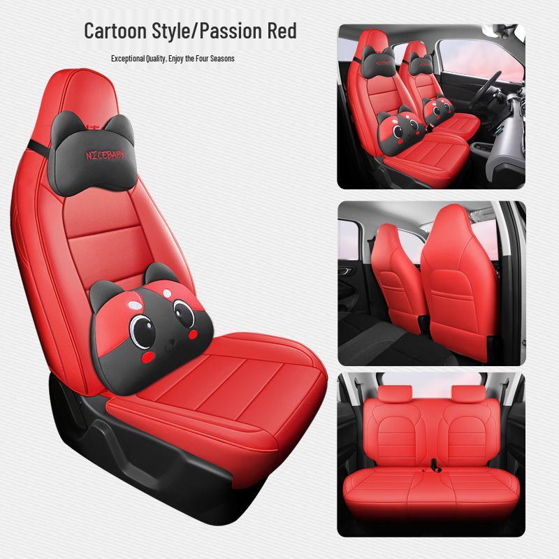 Leapmotor T03 Full Leather Car Seat Cover - All-Season, Universal Fit