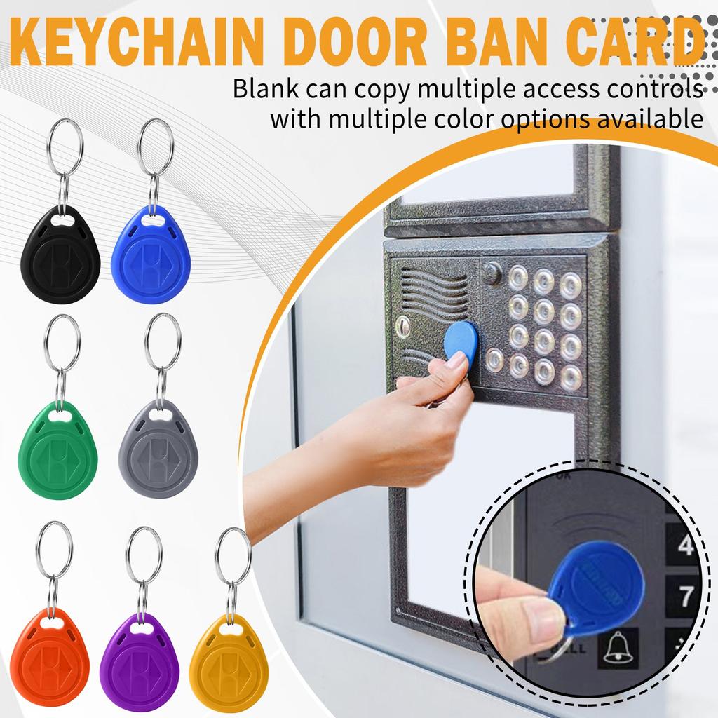 5200 Duplicable Keychain Access Card Blank Writable ID125Khz5577 Compatible ID Copy Card