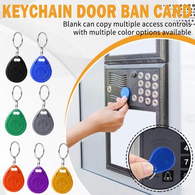 5200 Дублируемая карта доступа-брелок для ключей, пустая записываемая ID125Khz5577, совместимая с копированием удостоверения личности