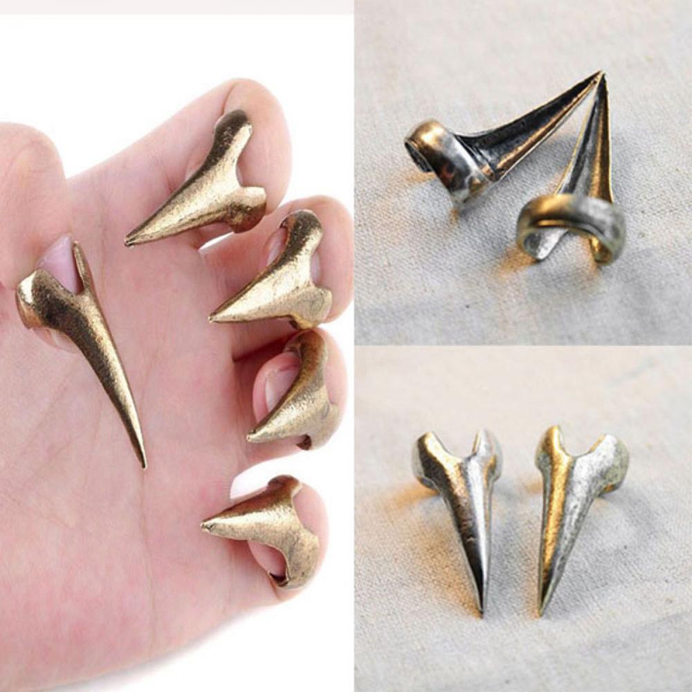 5pcs Punk Hot Talon Nail Spike Rings Claw Finger Gothic