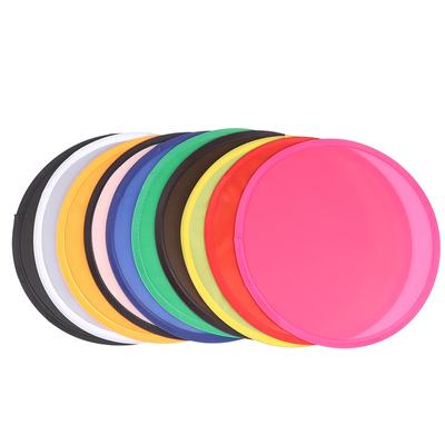 Портативный складной летающий диск, красочный карманный складной летающий диск, вентиляторы для вечеринок, летние уличные игрушки