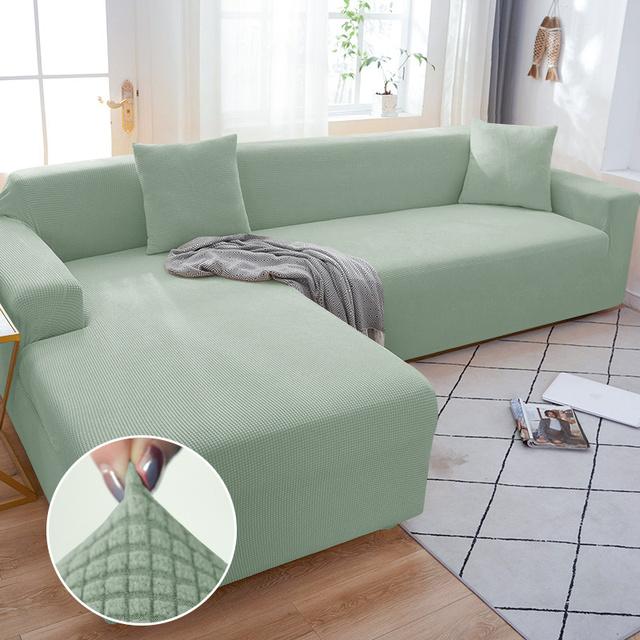 1/2/3/4 сиденья флисовые эластичные чехлы для диванов для гостиной, чехлы для кресел, L-образные угловые диваны, чехлы для диванов, чехлы для дома