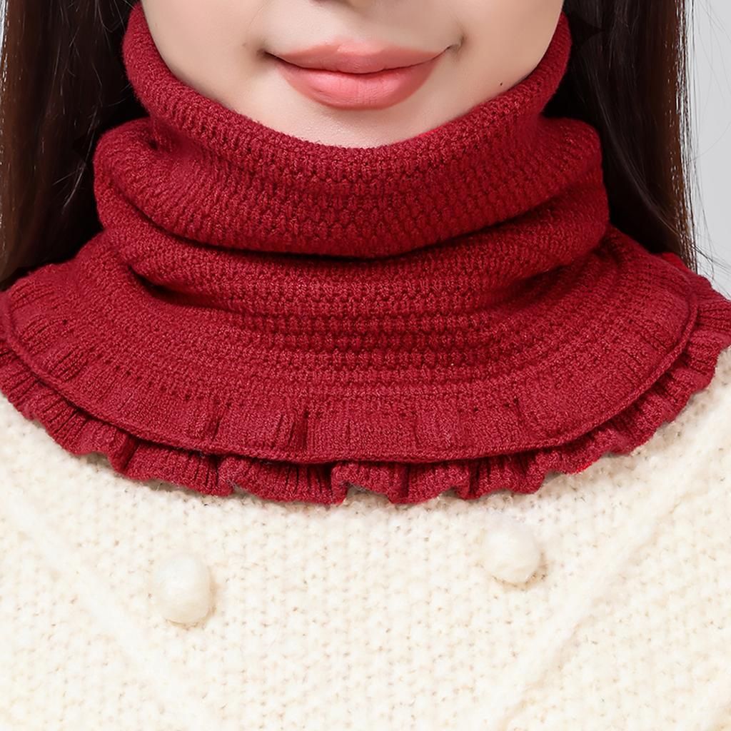 New Detachable Knitted Turtleneck Fake Collar For Women Neck Warmer Autumn Winter Warm Cover Head Neck Knitting False Collar