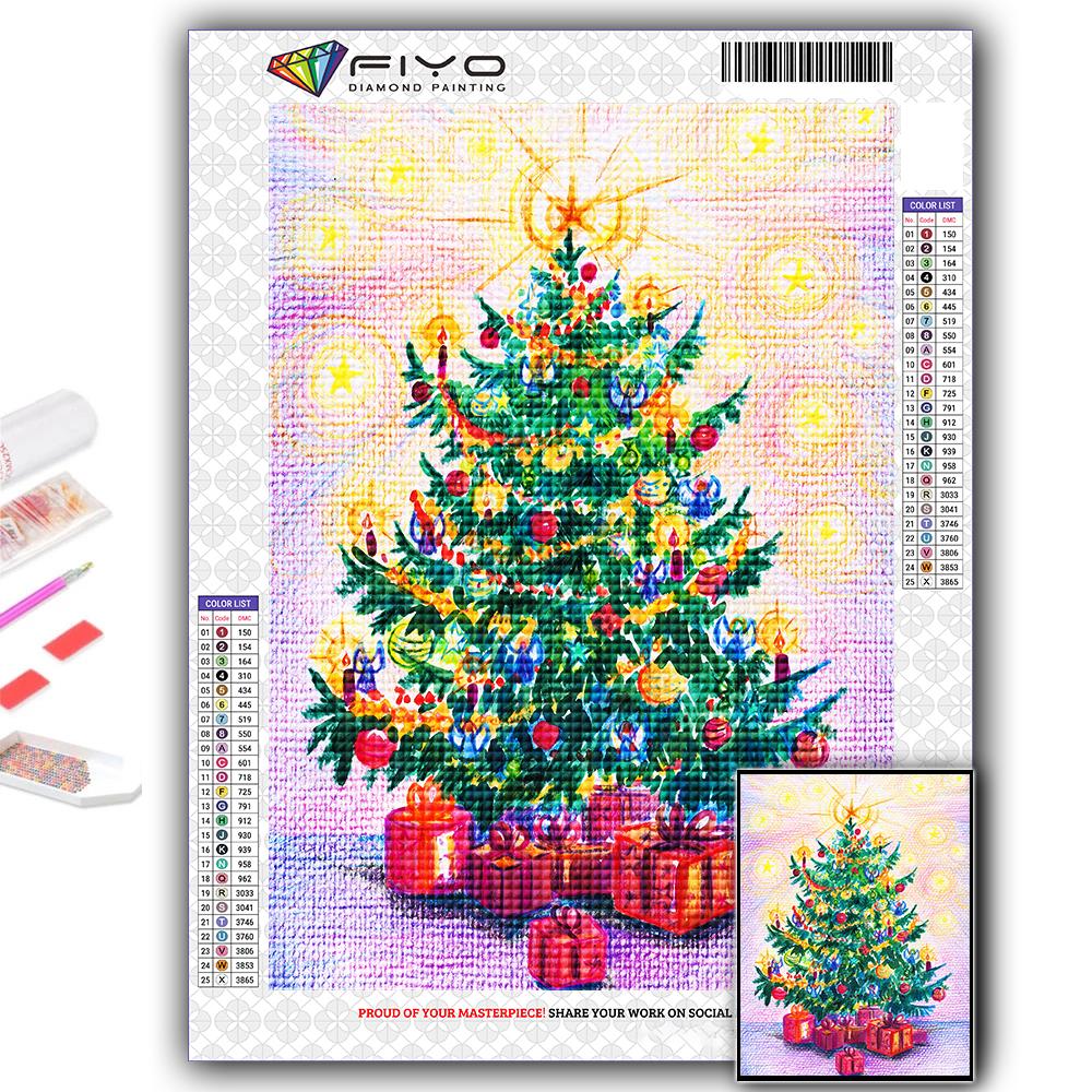 Популярная 5D Diy вышивка крестиком Рождественская елка Санта-Снеговик картина полная дрель набор для вышивки крестиком настенная наклейка домашний декор