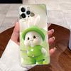 Чехол для iPhone 11 Pro 5,8" Чехол iPhone 11 Pro Max 6,5" Чехол Роскошный Милый Сердце Любовь Кролик Смешной Прозрачный Мягкий ТПУ Чехлы для Телефона