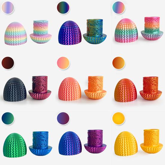 Yousheng 3D Printed Dragon Egg Toy Egg Shaped Maze Gift Box with Hidden Compartment Educational Stress Relief Puzzle Egg Birthdays Easter Present