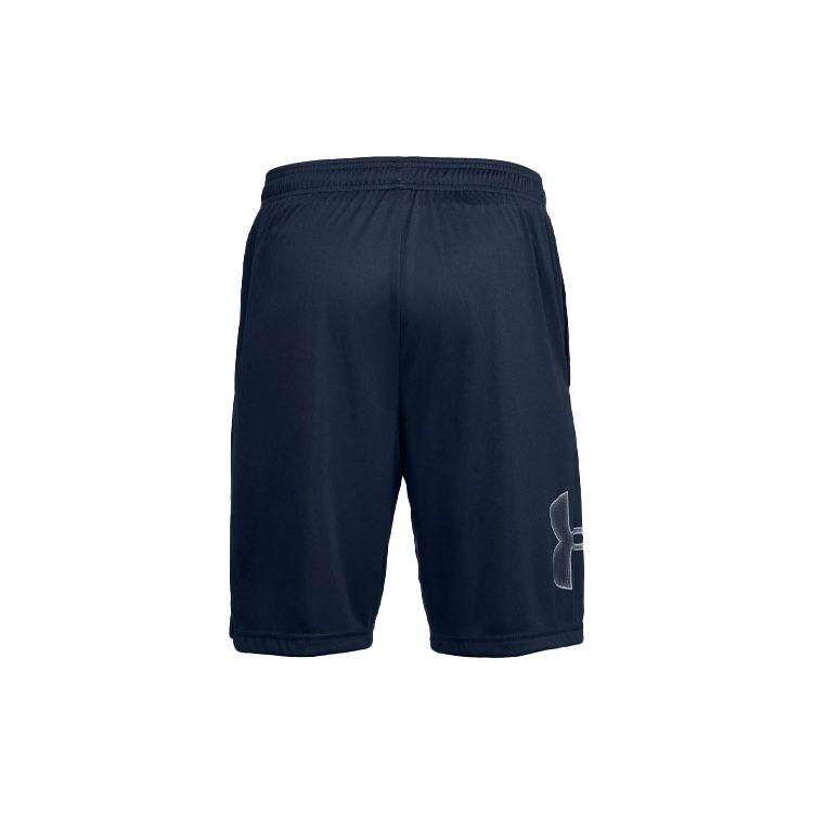 Under Armour Тренировочные шорты с логотипом, мужские, темно-синие, 1306443-409