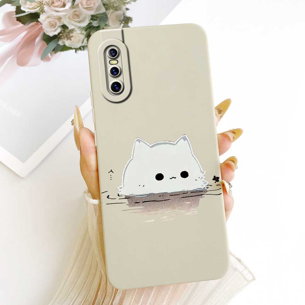 Для Vivo V15 Pro 2019 Чехол Vivo1818 Силиконовый Мягкий Милый Кот Кролик Расписная Задняя Крышка Для Vivo V 15 V15 Pro Чехлы Fundas Coque