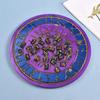2Pcs/Set Runes Symbol Crystal Epoxy Resin Mold for Table Gaming Viking Treasure Circle Divination Board Silicone Mould