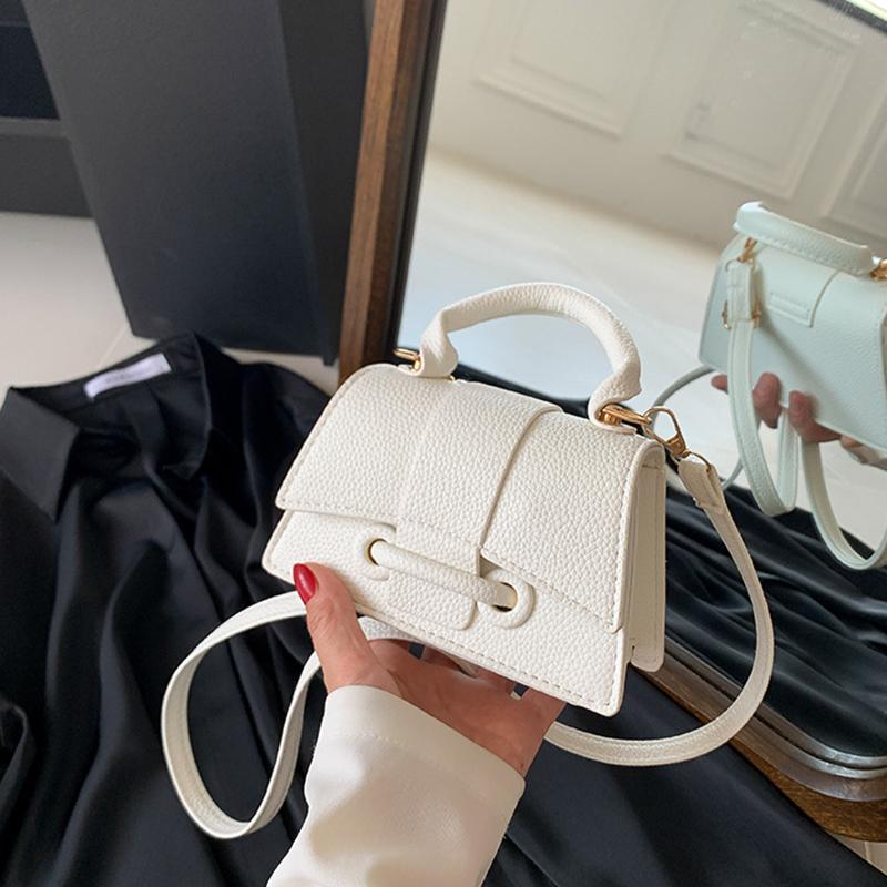 Мини-сумка через плечо из искусственной кожи для женщин и девочек, квадратная сумка на плечо, однотонная сумка для родителей и детей, милая косметичка с помадой