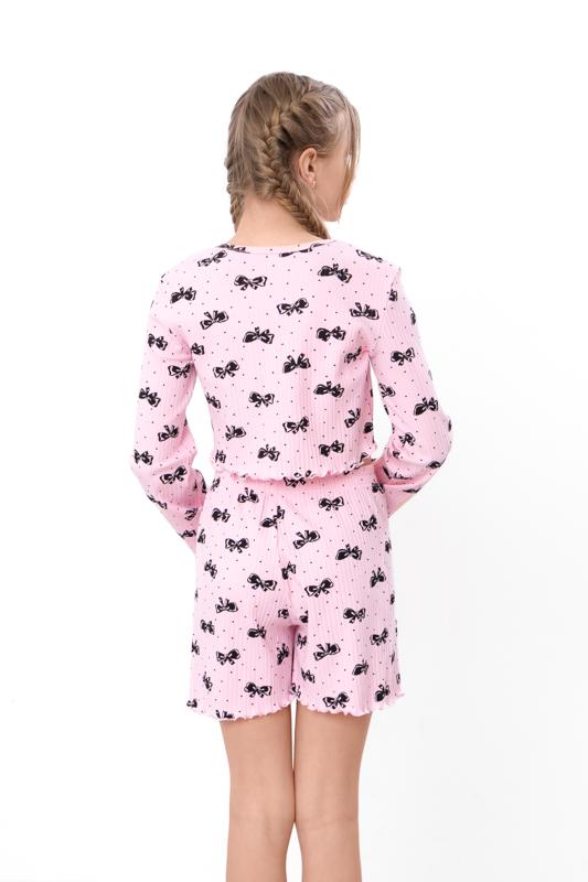 Girls Loungewear Set with Crop Top and Shorts, Summer 6497-097 HC