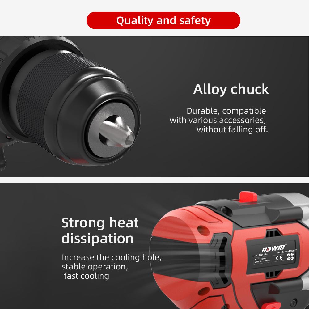 1/2 дюйма 13 мм промышленная электрическая отвертка ледобур для рыбалки 125 НМ бесщеточная ударная электрическая дрель для бетона