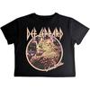 Def Leppard Womens/Ladies Love Bites Crop Top