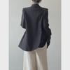Женский пиджак Yanshuang High-End Spring с нестандартным разрезом сзади