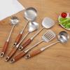 Cooking Utensils Non-stick Anti-slip 304 Stainless Steel Food Slotted Turner Soup