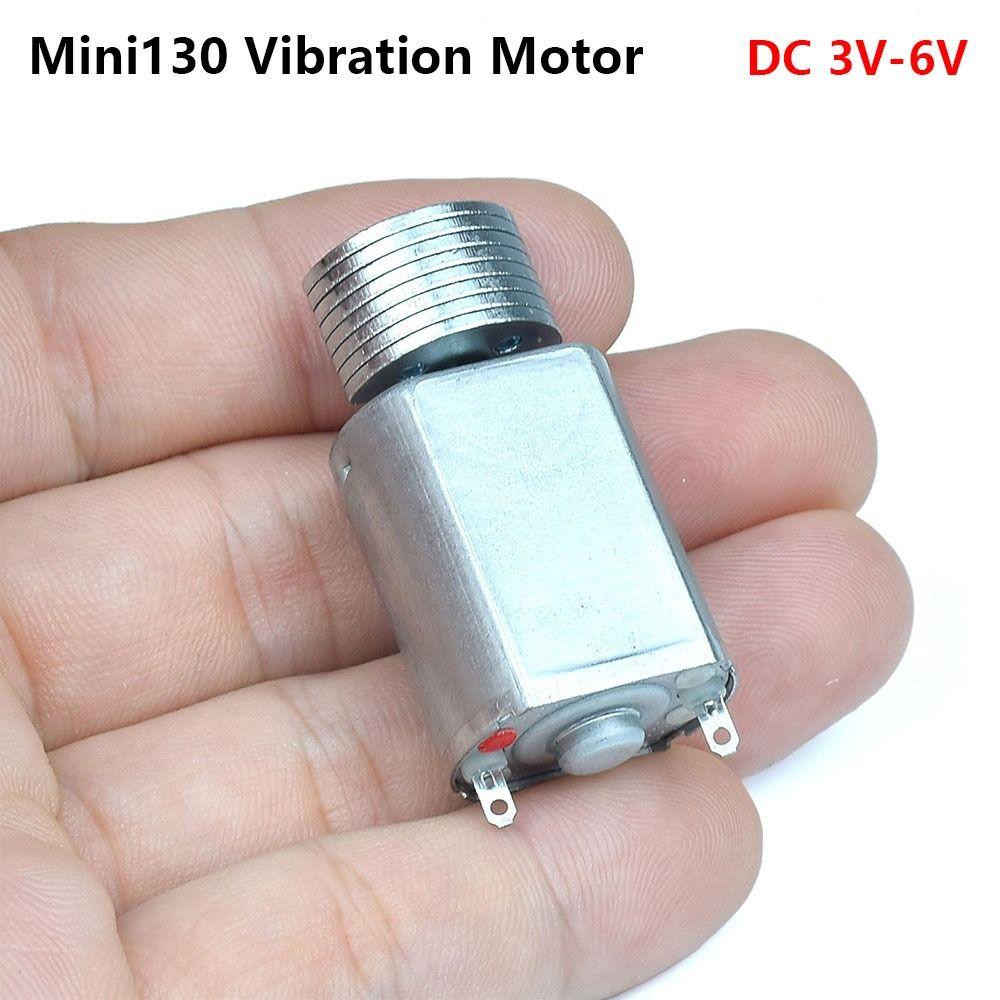 1Pcs 20mm Mini 130 Vibration Motor Mini 130 20mm Vibrating Motor for DIY Toy Model Feeder Machine