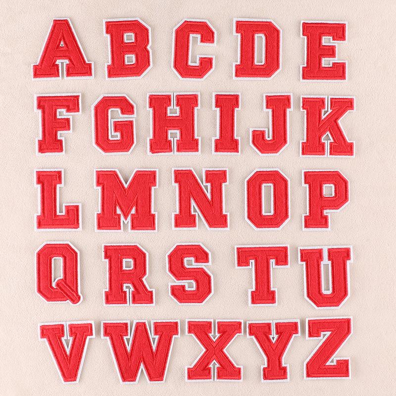 Нашивки с английским алфавитом и цифрами Duoku для одежды и школьной формы