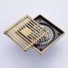 4 Inchies Brass Bathroom Floor Drain