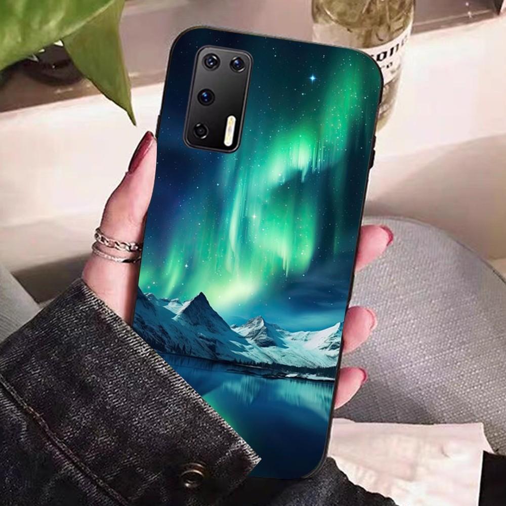 Красивый чехол для телефона с Северным сиянием Для Huawei P 8 9 10 20 30 40 50 Pro Lite Psmart Honor 10 Lite 70 Mate 20lite