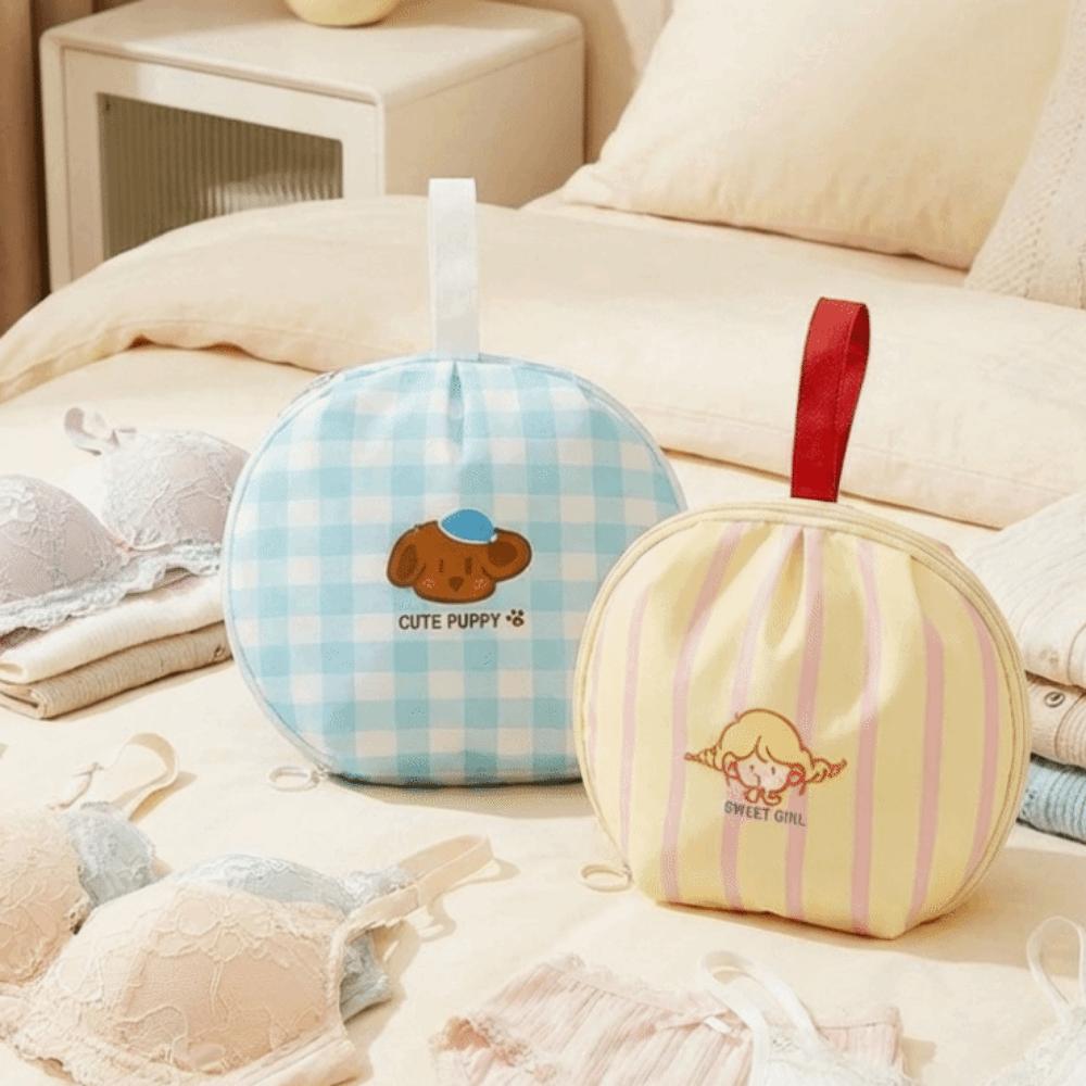 Handheld Underwear Packing Cube Folding Lingerie Pouch Portable Intimates Organizer Travel