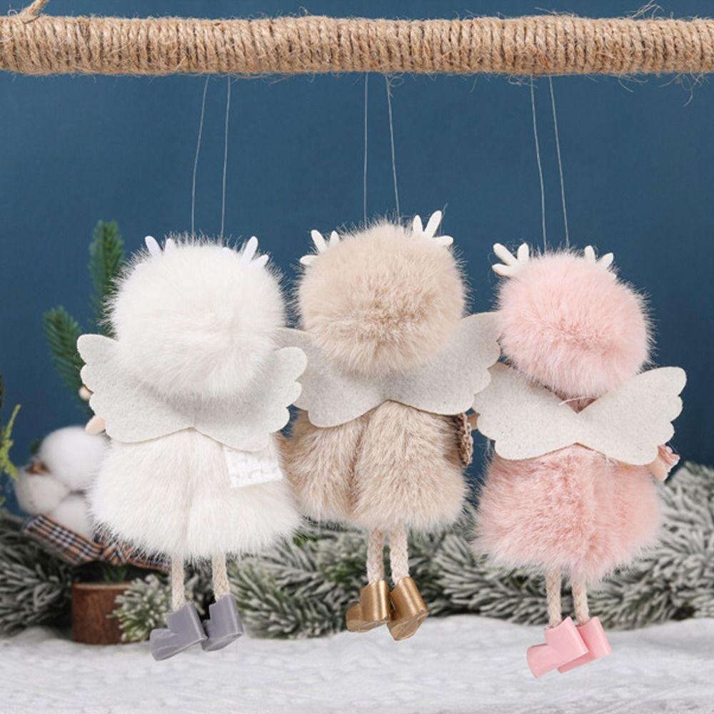 Handmade Christmas Angel Girl Ornaments Cartoon Xmas Tree Pendant Party Favors