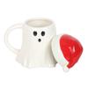 Something Different Merry Creepmas Ghost With Santa Hat 500ml Mug