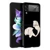 Чехол для телефона Samsung Galaxy Z Flip 3 4 5 6 7 Складной корпус Для Samsung Z Flip4 Flip5 ПК Жесткая крышка Тема Боксерский чемпион