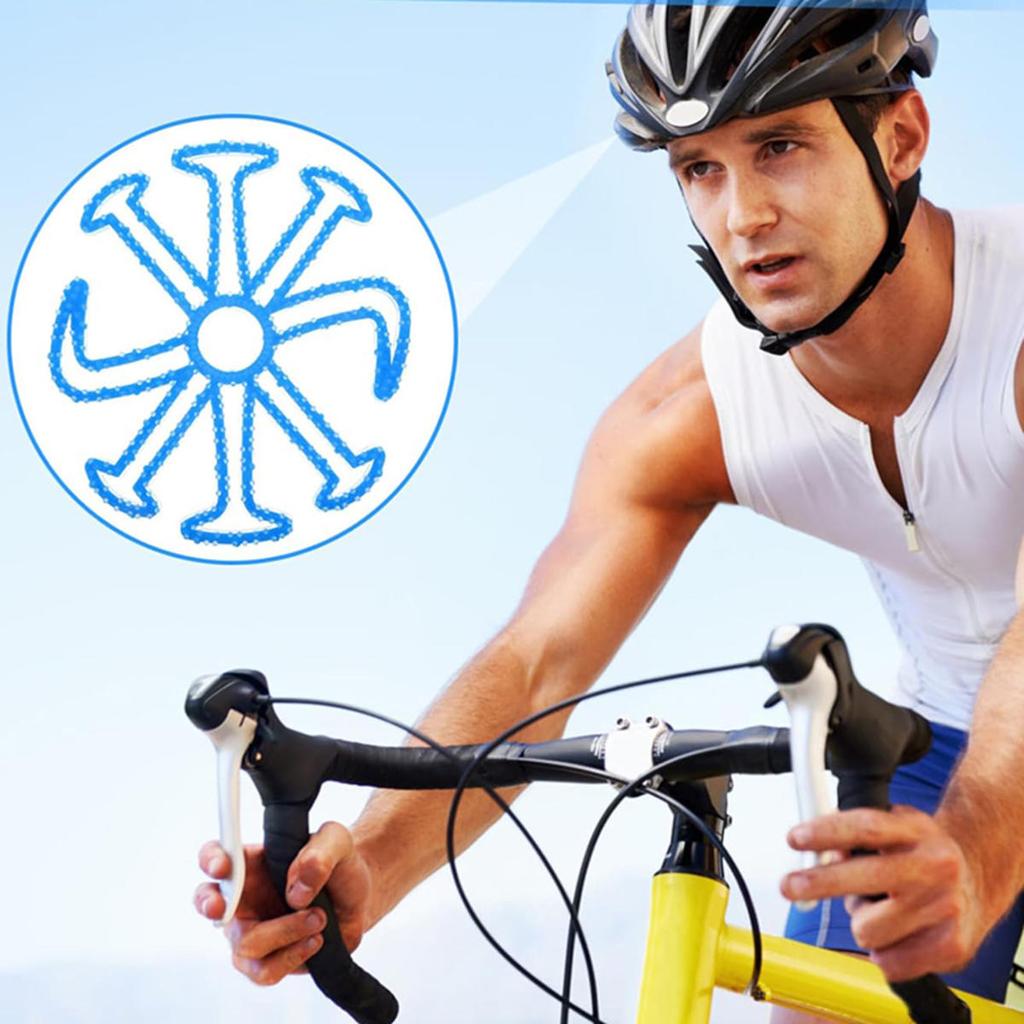 Гибкая внутренняя подкладка шлема из АБС-пластика и силикона, мягкая дышащая подкладка для шлема, набивка для защитного шлема, аксессуары для дорожного велосипеда и мотоцикла