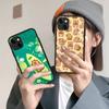 Милый чехол для телефона с капибарой для iPhone 16 15 14 11 12 13 Pro Max Plus 12 XS Max Задняя крышка Матовый чехол