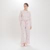 Пижамный комплект из хлопковой подкладки цвета шорткейк розовый [Narue], комплект, женский,