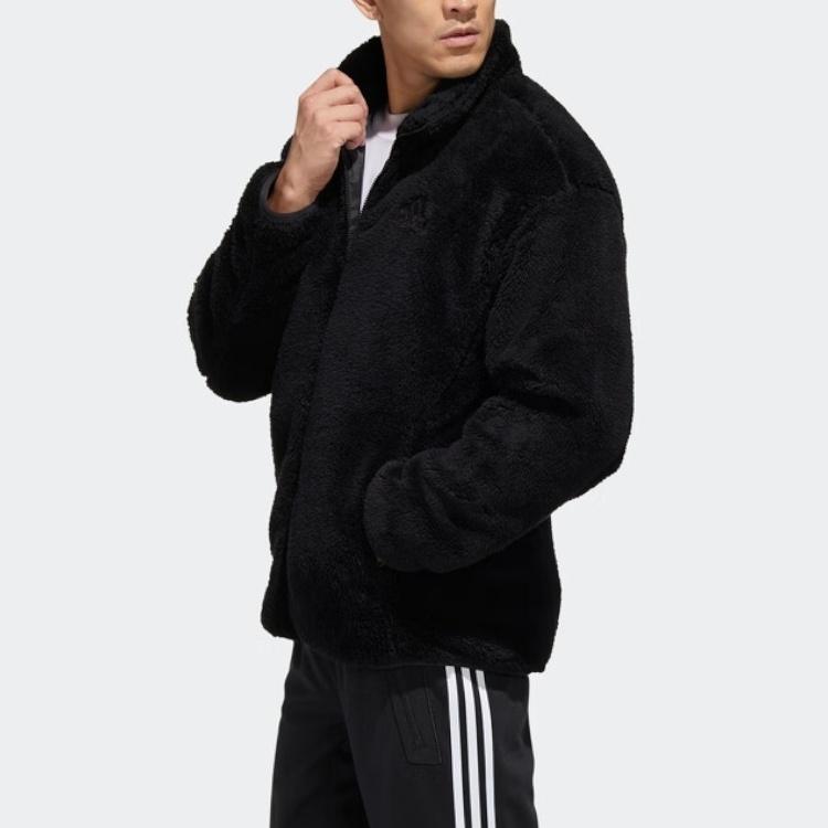 adidas Технологичная флисовая куртка 'Черный' Мужская GL7416