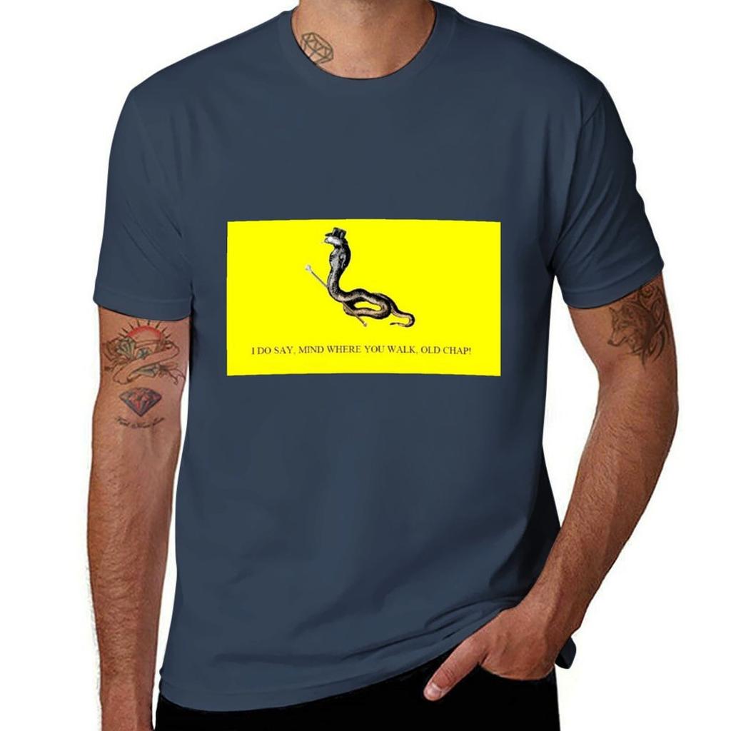 I Do Say Mind Where You Walk Old Chap Gadsden Meme Tshirt Fitness Quick Dry Short Sleeve Top
